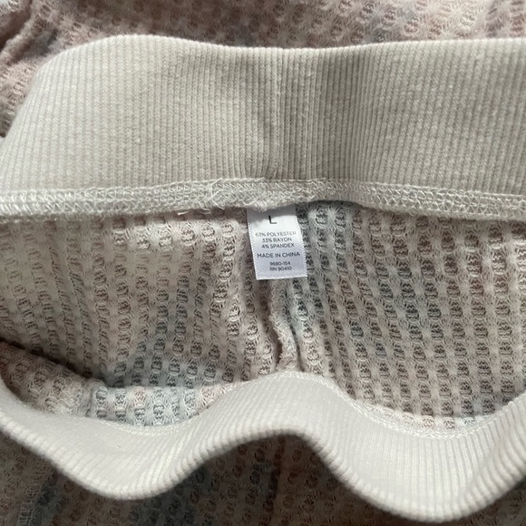 Danskin Marble Print Waffle 2pc Pj Set Size Large - Picture 8 of 15